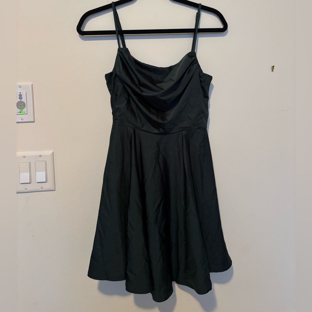 Dillards City Vibe Juniors Dark Green Mini Dress